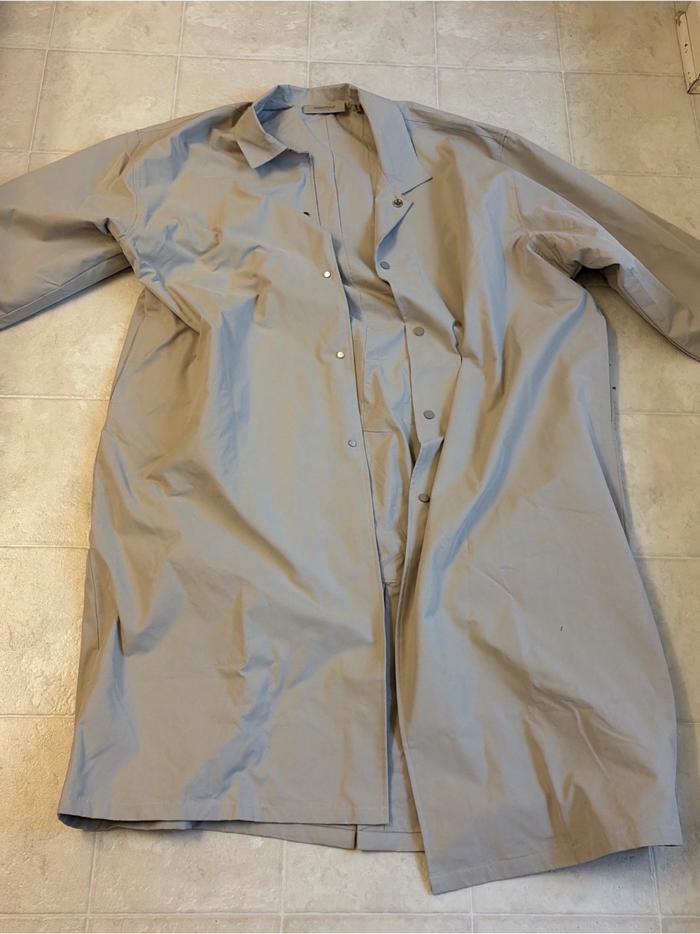 Essentials Neutral Beige Jacket with Label